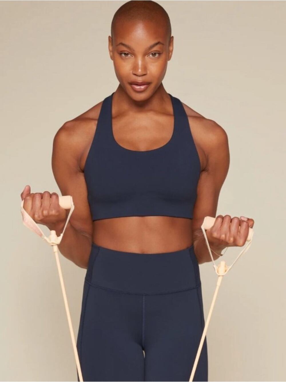 Harper Wilde Flex Convertible Sports Bra in Navy Blue - Size 3X